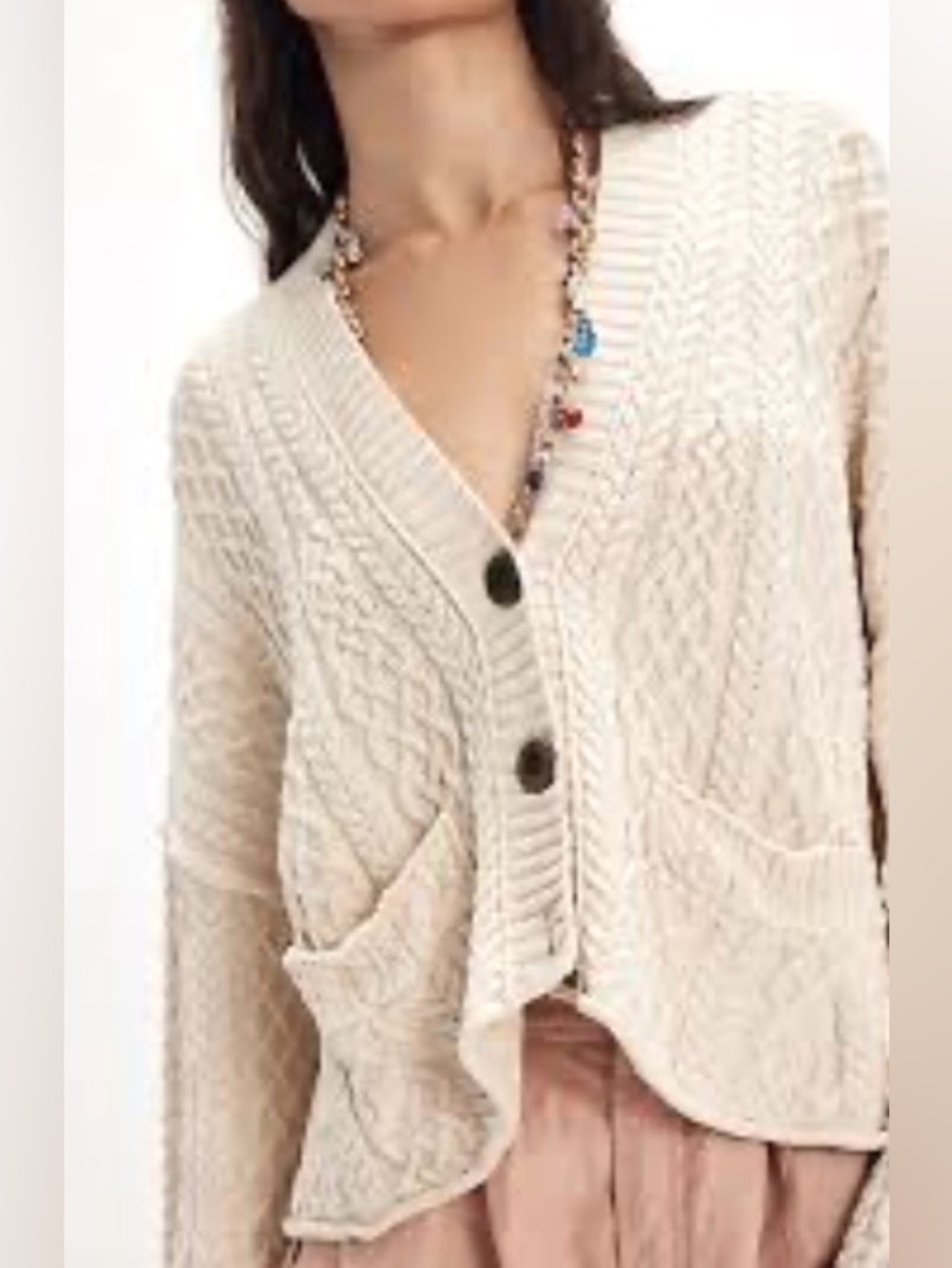 NWOT Free People Washed Ashore
Cardigan Size XS
